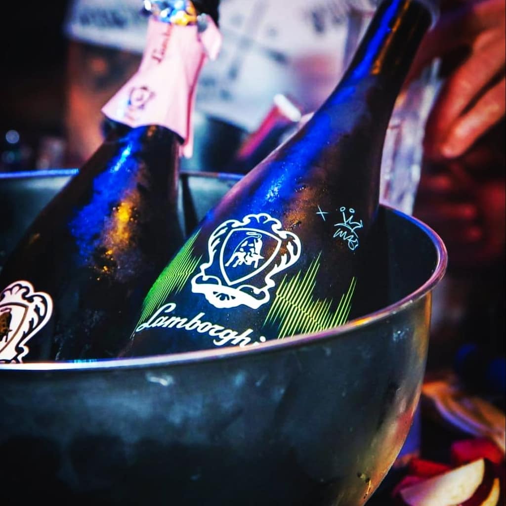 lamborghini wine - vip mykonos party