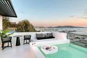 tagoo black mykonos - rent villa suites mykonos - villa parties private
