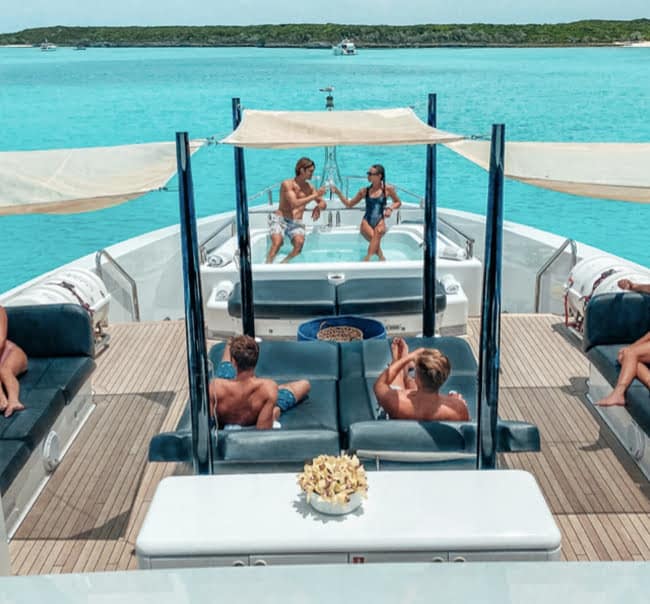 mega yachts in Bahamas - billionaire club - oceanfast