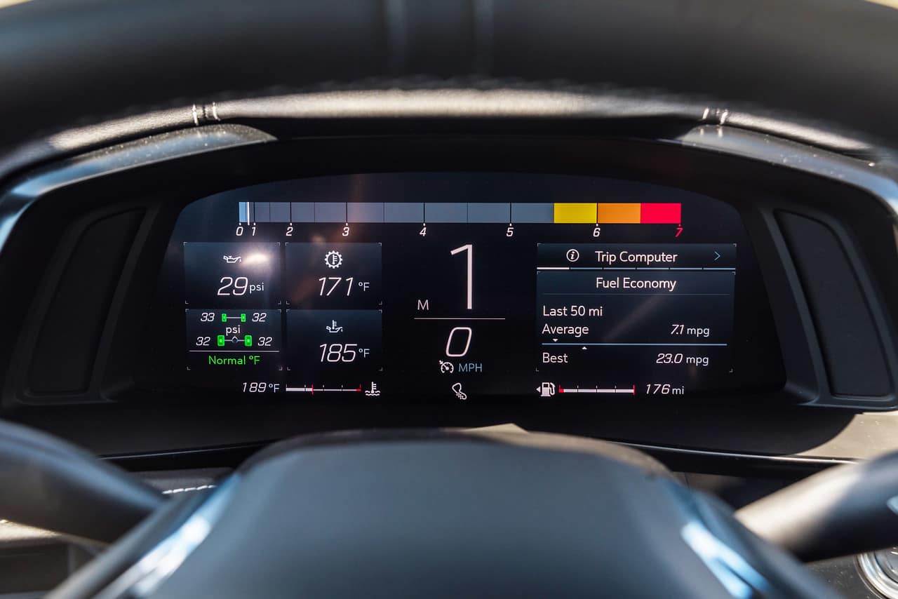 inside cabrio corvette miami