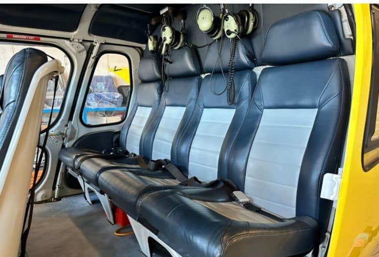 helicopter - private flight inside