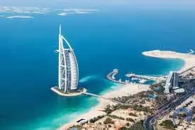 sea dubai - blue