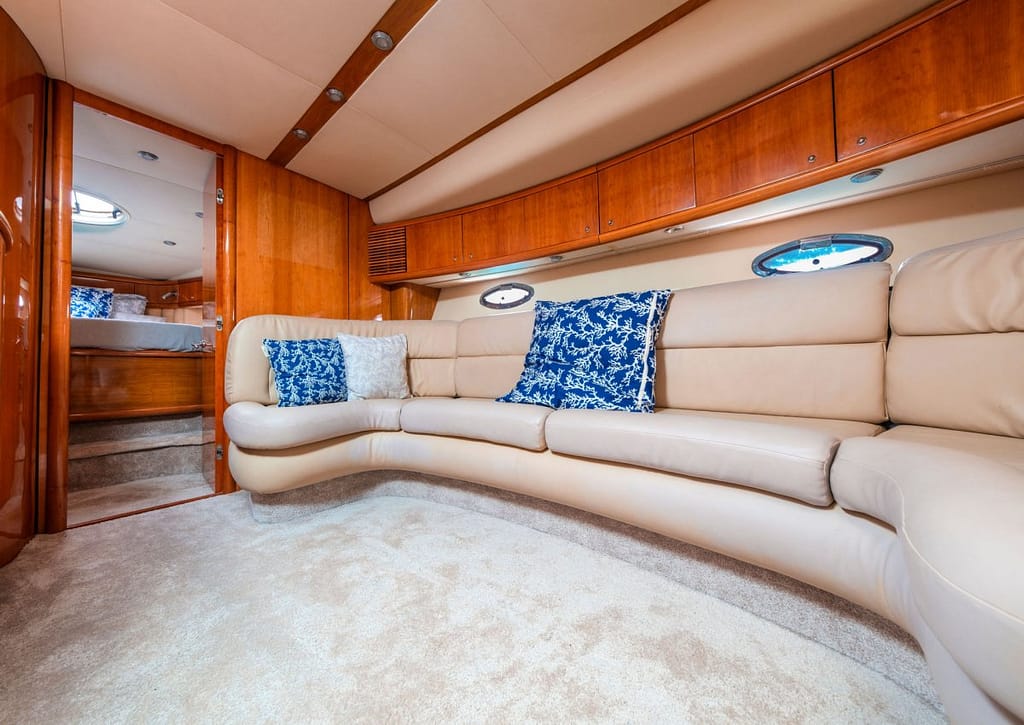 mykonos yachts - sunseeker 47 interior