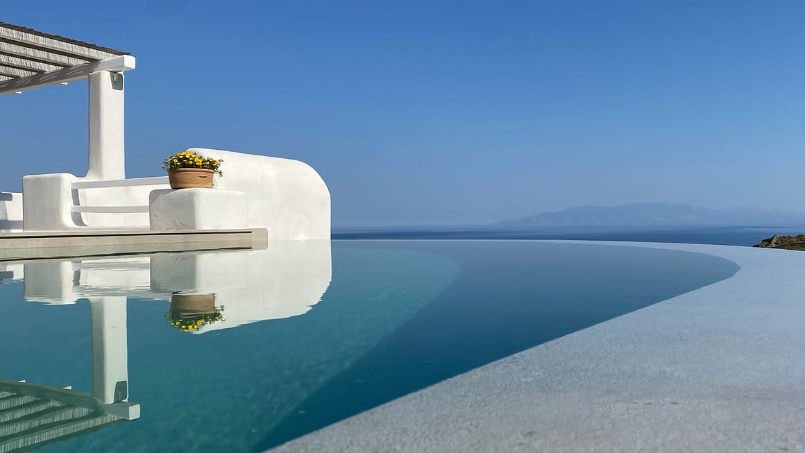 amazing private pool - villa Xena Mykonos