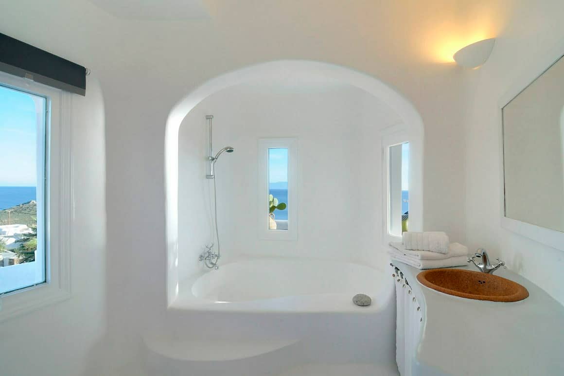 delos villa mykonos - rent dream villa in mykonos - interior jacuzzi