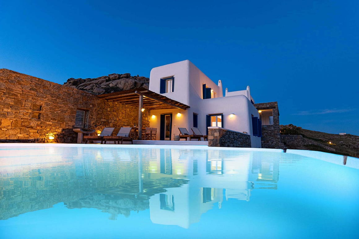 pool jupiter villa mykonos