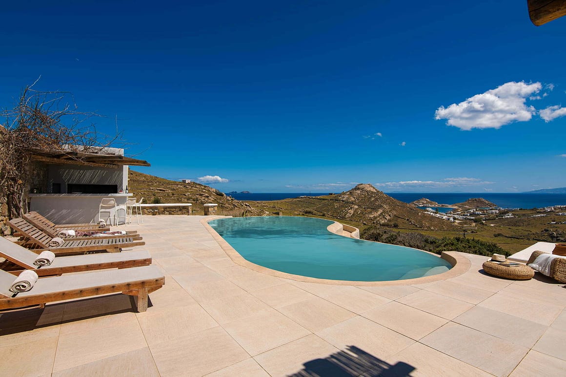 deluxe villa in mykonos hera - mykonos villas