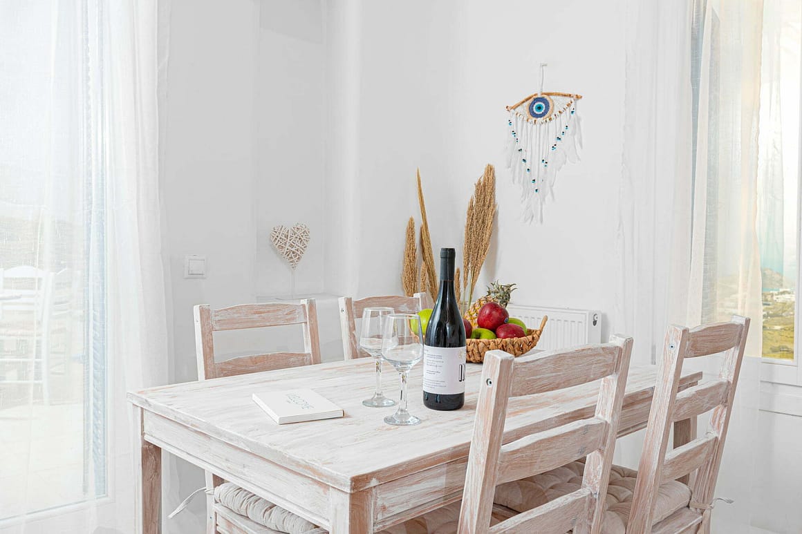 deluxe villa in mykonos hera - style interior 2