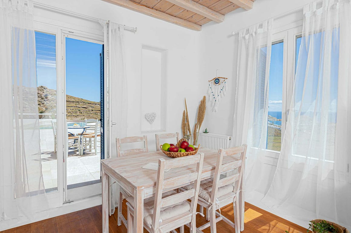 deluxe villa in mykonos hera - style interior