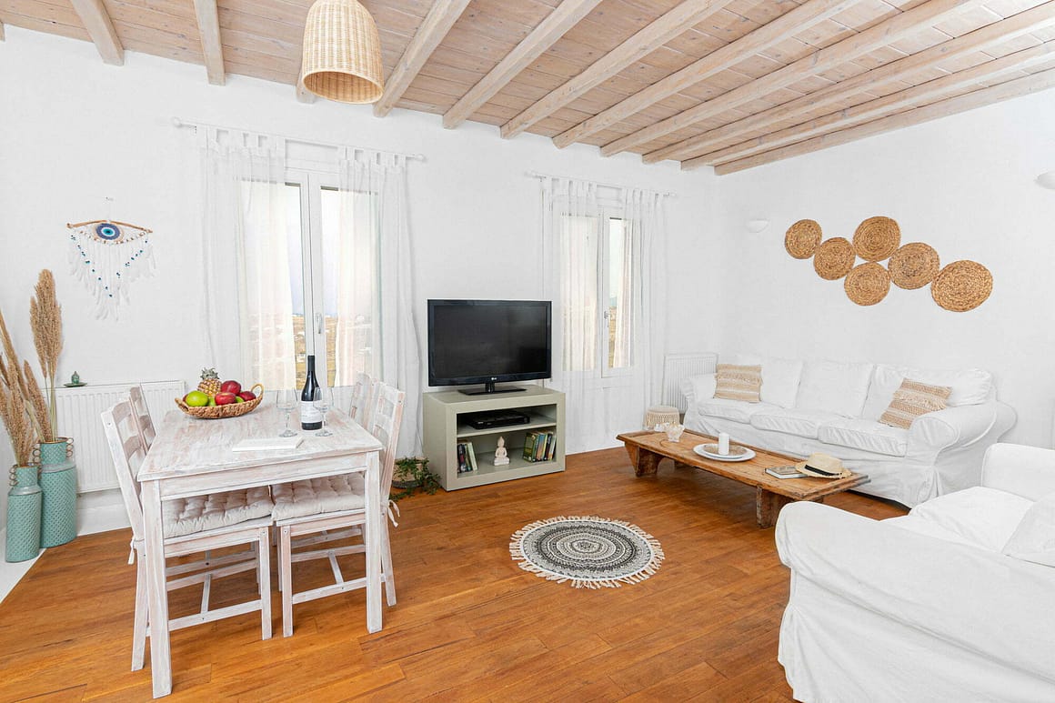 deluxe villa in mykonos hera - style