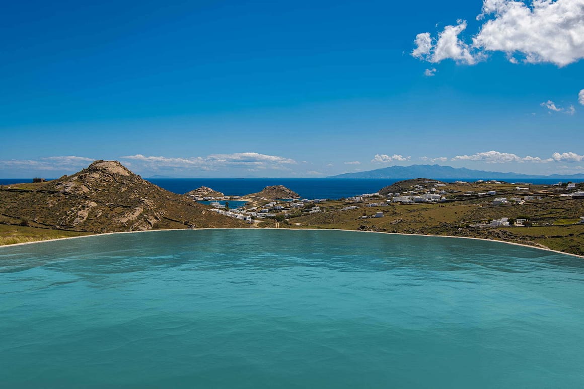 dexlue villa mykonos - pool - villas