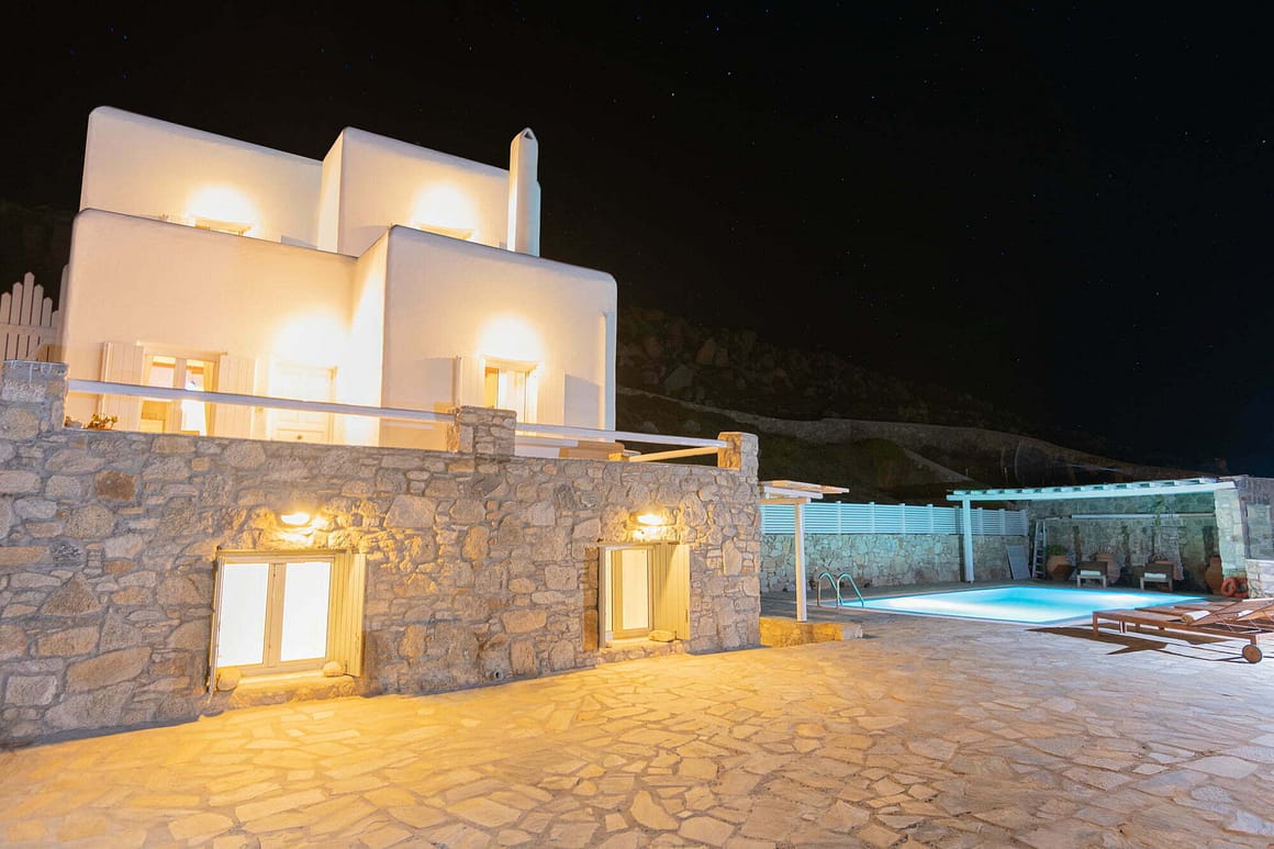 stylish villa venus mykonos - billionaire club mykonos villas booking luxury