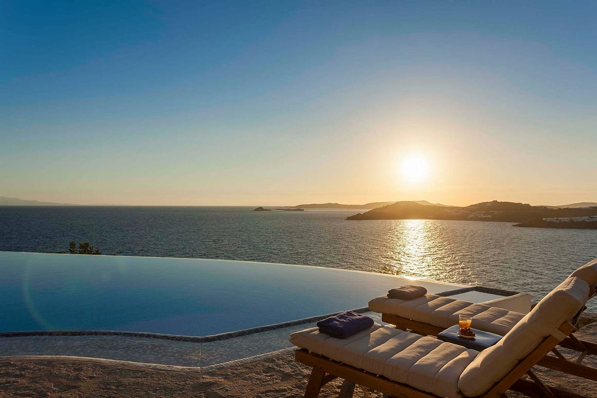 sunset villas mykonos - scorpios mykonos villa