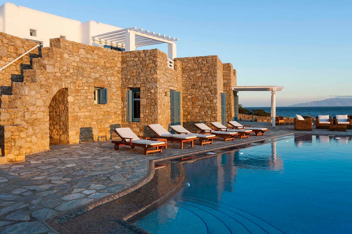 scopios mykonos - sunset villas mykonos - billionaire club pool luxury 1