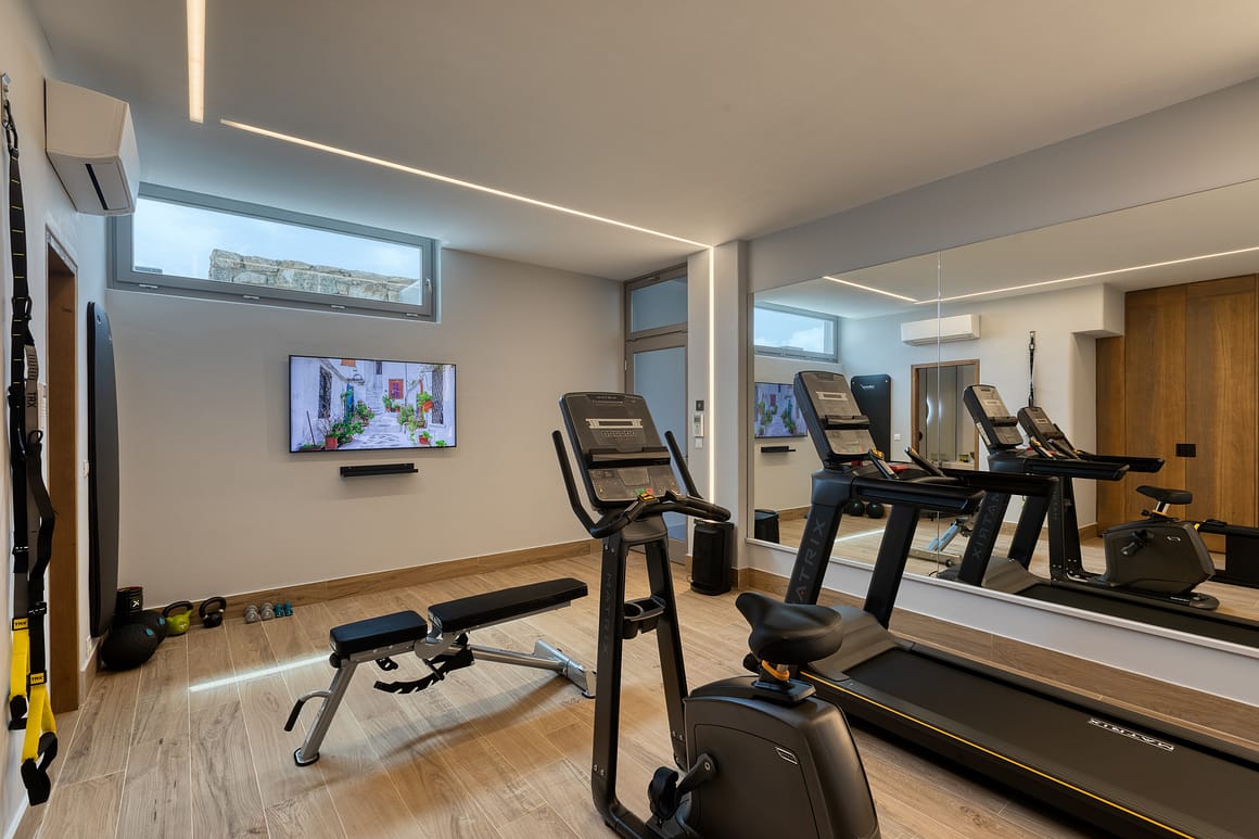 Blue Seaview Villas Mykonos Isis gym