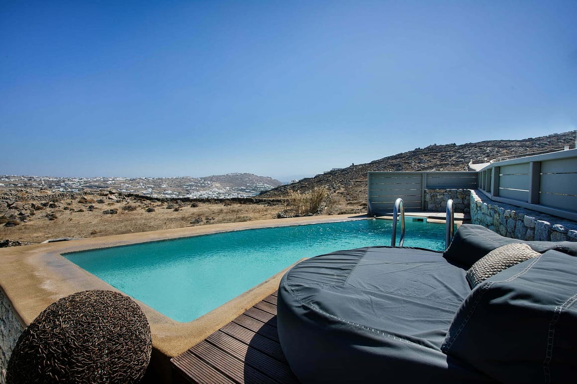 pool angelica villa mykonos queen