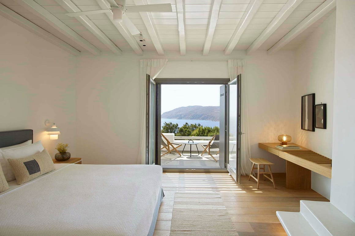 luxury interior- blue emerald villa - billionaire club mykonos villas