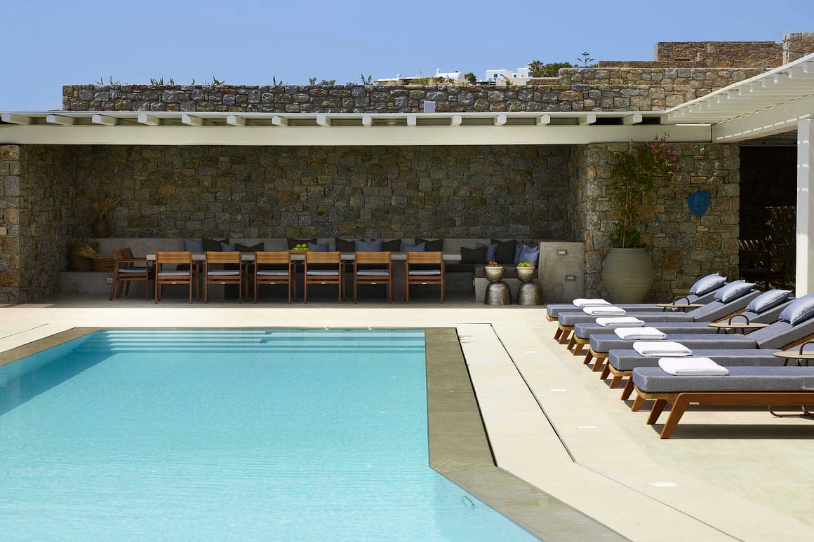 pool of majestic villa mykonos - blue pearl - billionaire club