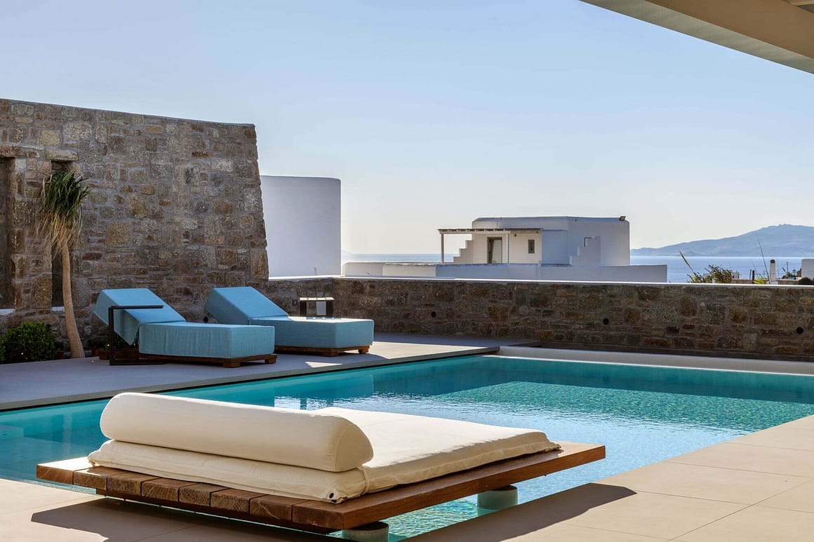 luxury villas mykonos - best villa in mykonos - billionaire club mykonos - pool