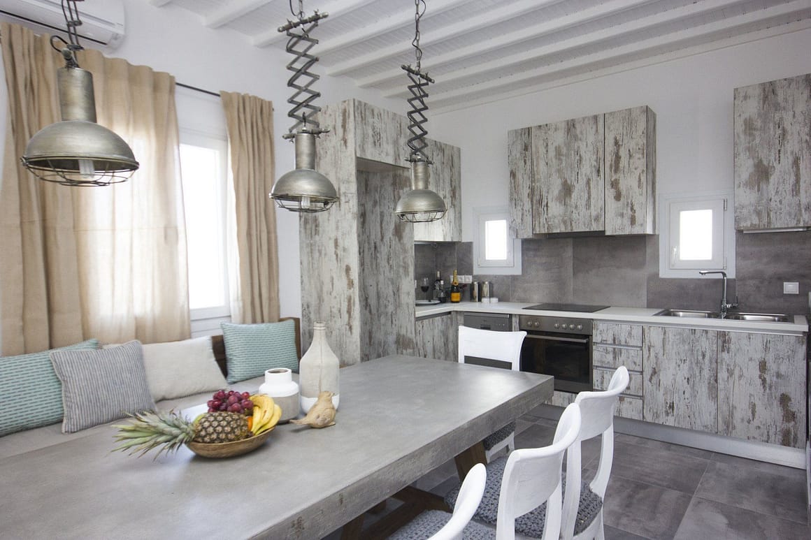 mykonos villa thalassa - billionaire club - kitchen