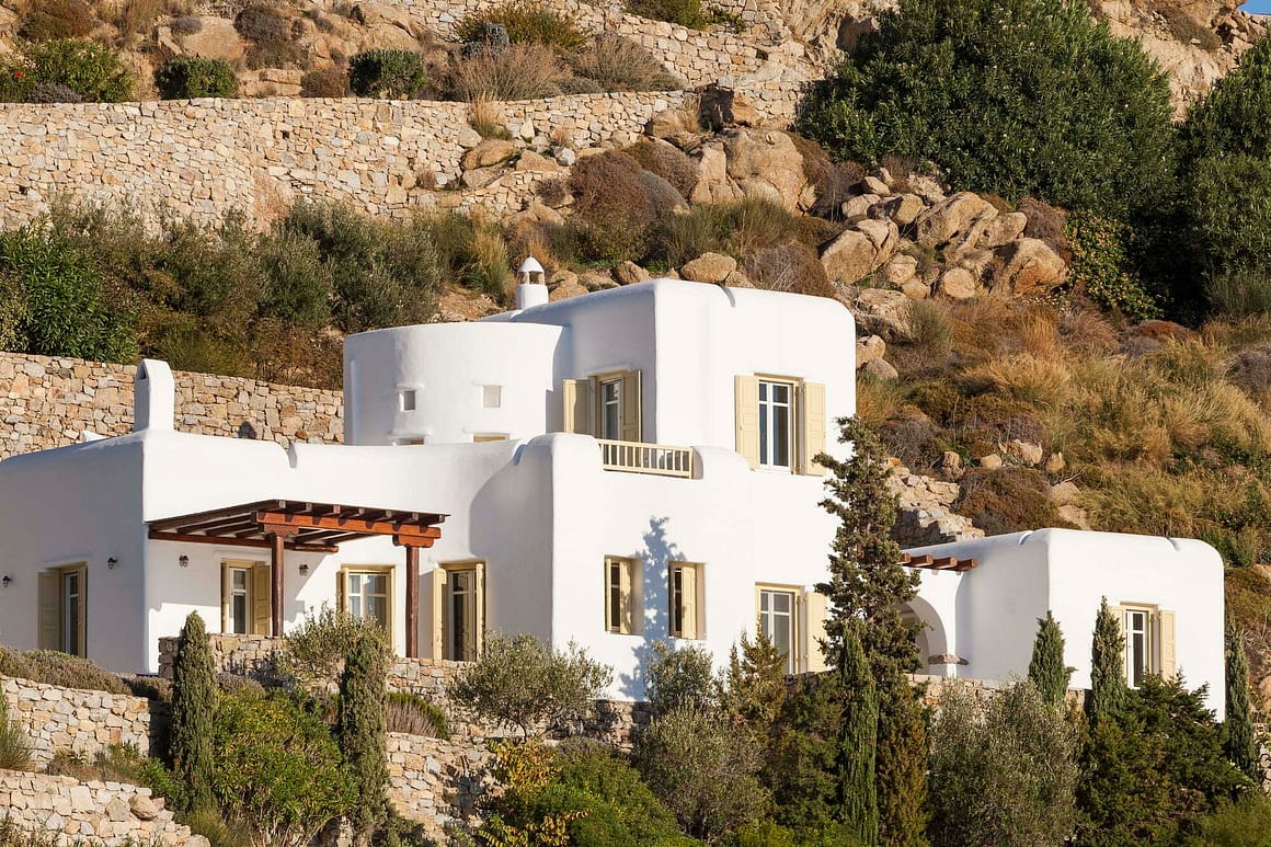 villa amalia - black villas mykonos in greece - luxury villas 2