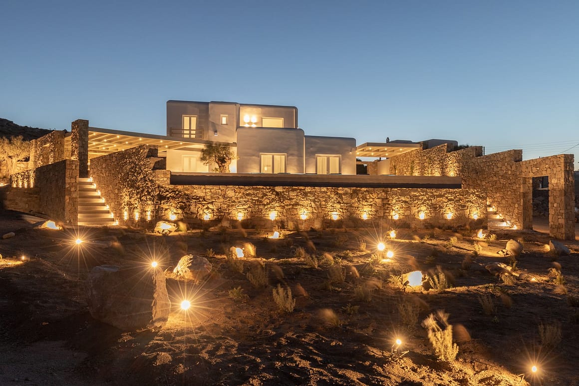 lambo villa - mykonos villas view