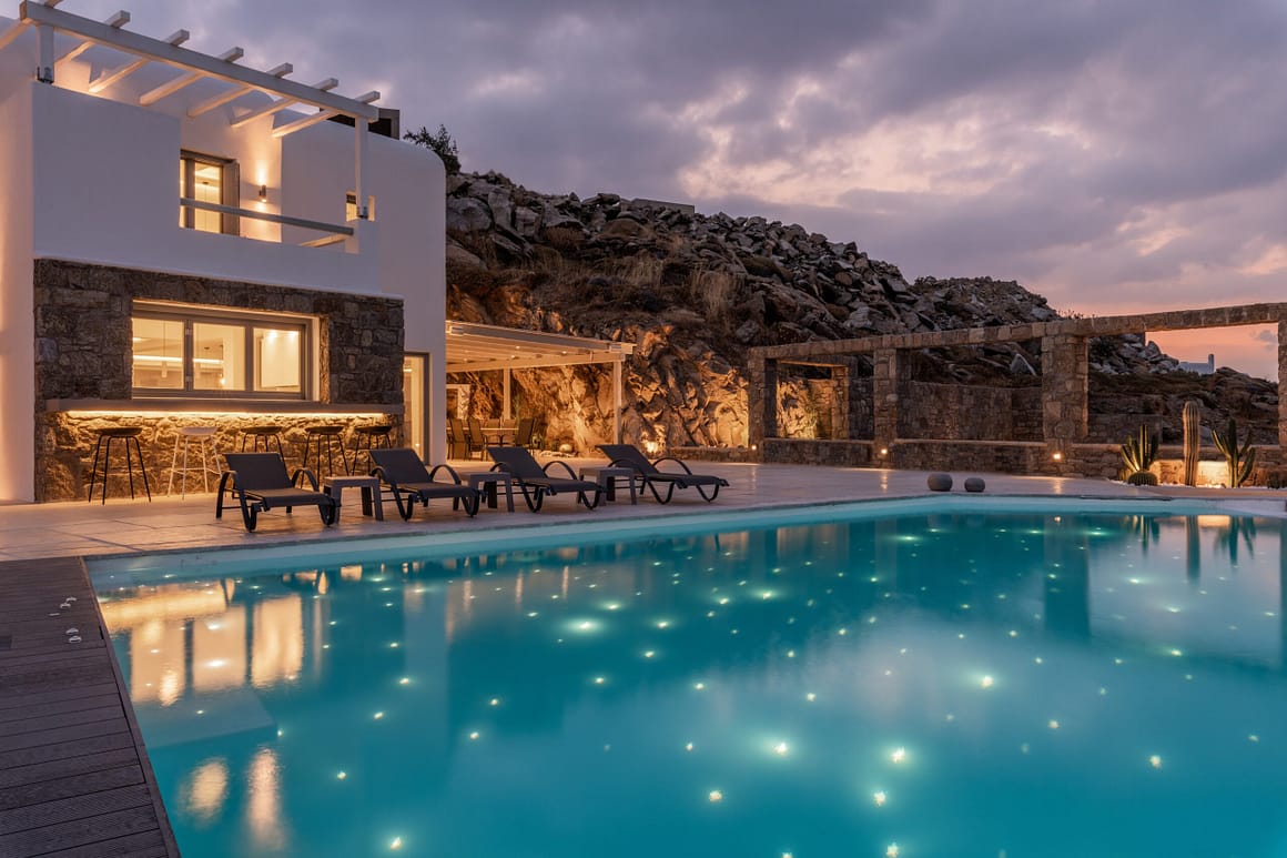 view - villa in mykonos silence - cyclades