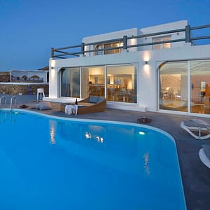 rent villa in Mykonos casa bianco - billionaire club - pool