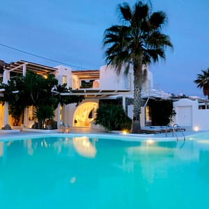 villas mykonos - villas mykonos rent - elite villas mykonos pool view
