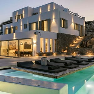 exotic resorts Europe - villa Nero Mykonos