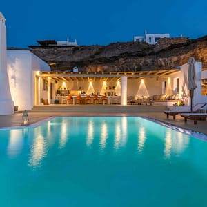 villa mykonos Greece - billionaire ftelia boheme
