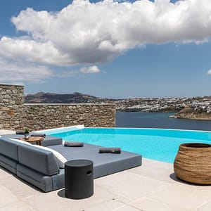 mykonian villa nataliia - pool view