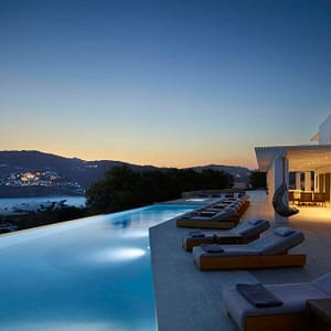 villa mykonos blue emerald villa pool - billionaire club mykonos