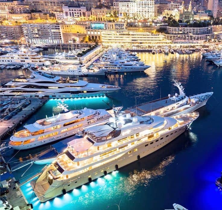 mega yachts monaco - luxury travel monaco