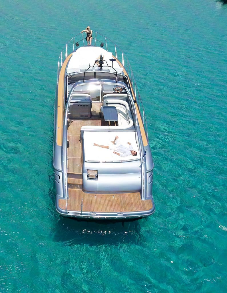 princess V55 - luxury yachts in mykonos island