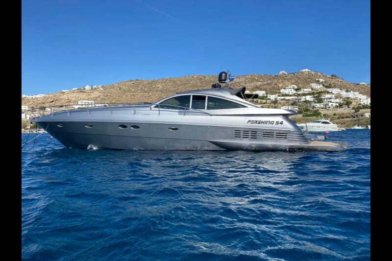 pershing 54 - yachts in mykonos - yacht rentals - bookings