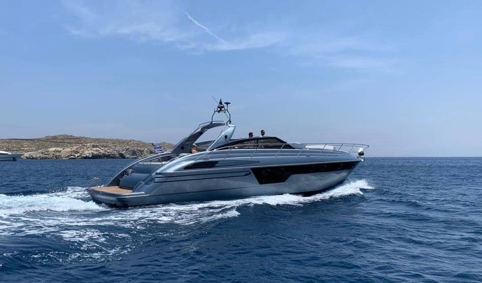 princess V55 - top yachts in mykonos island, greece 2