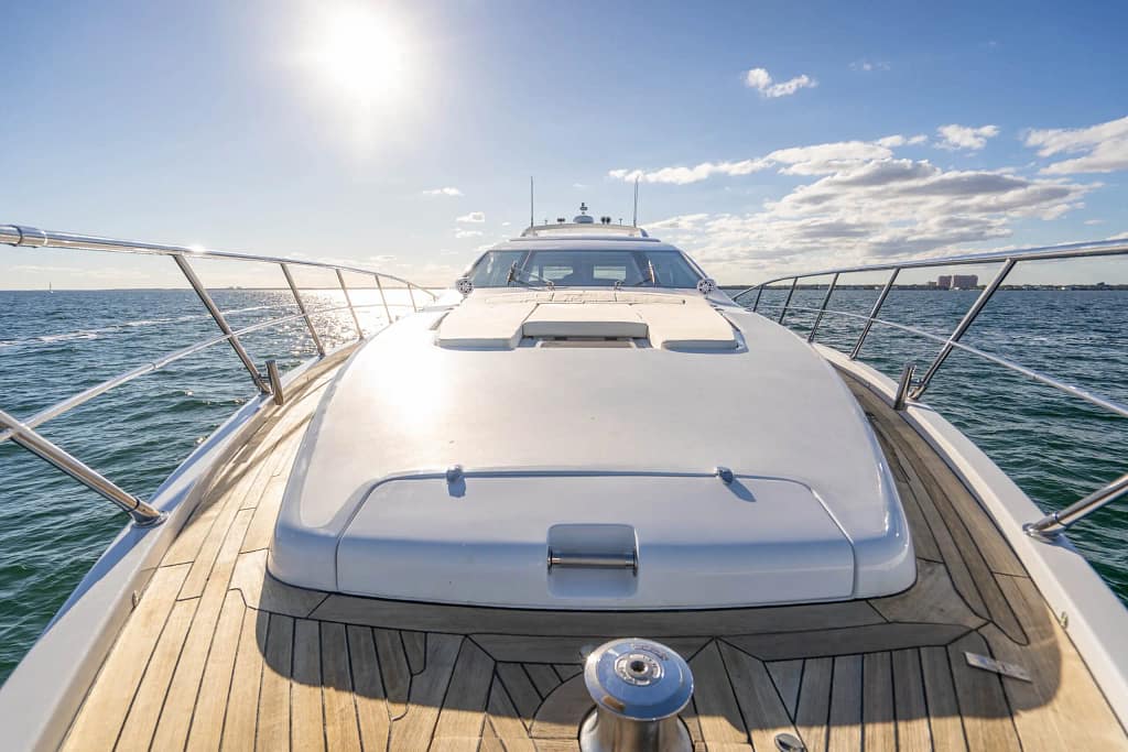 Haulover Sandbar Miami by yacht