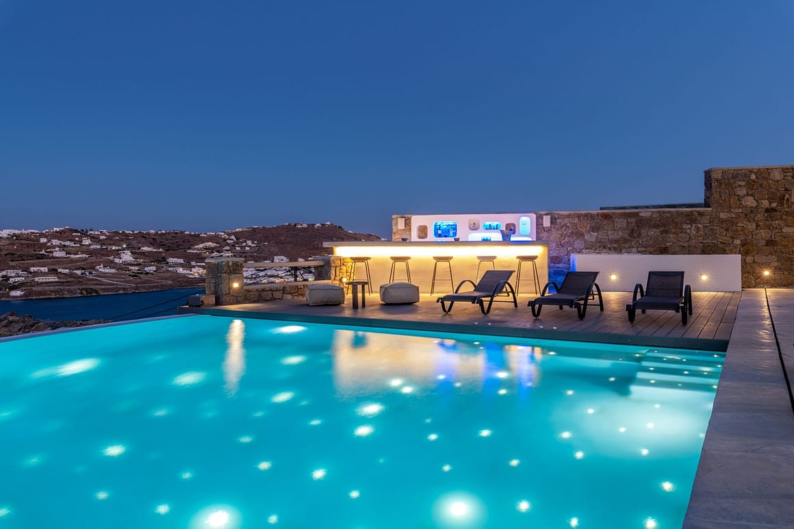 greece villa mykonos silence amazing pool