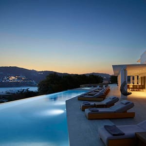 villa mykonos blue emerald villa pool - billionaire club mykonos