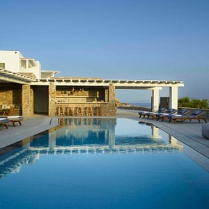 luxurious blue pearl in mykonos - villas Billionaire Club Mykonos Concierge majestic villa 2