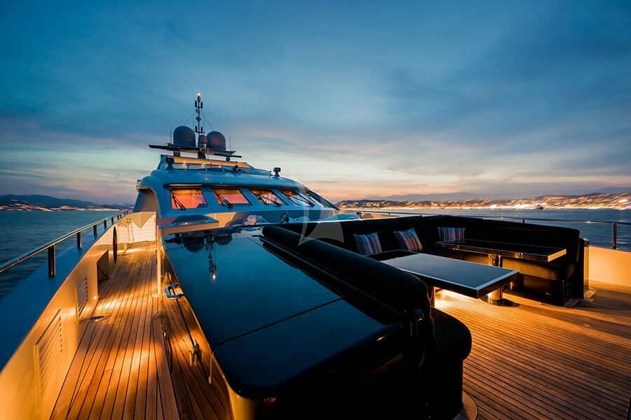 rent mega yacht charter mykonos - heesen 4400