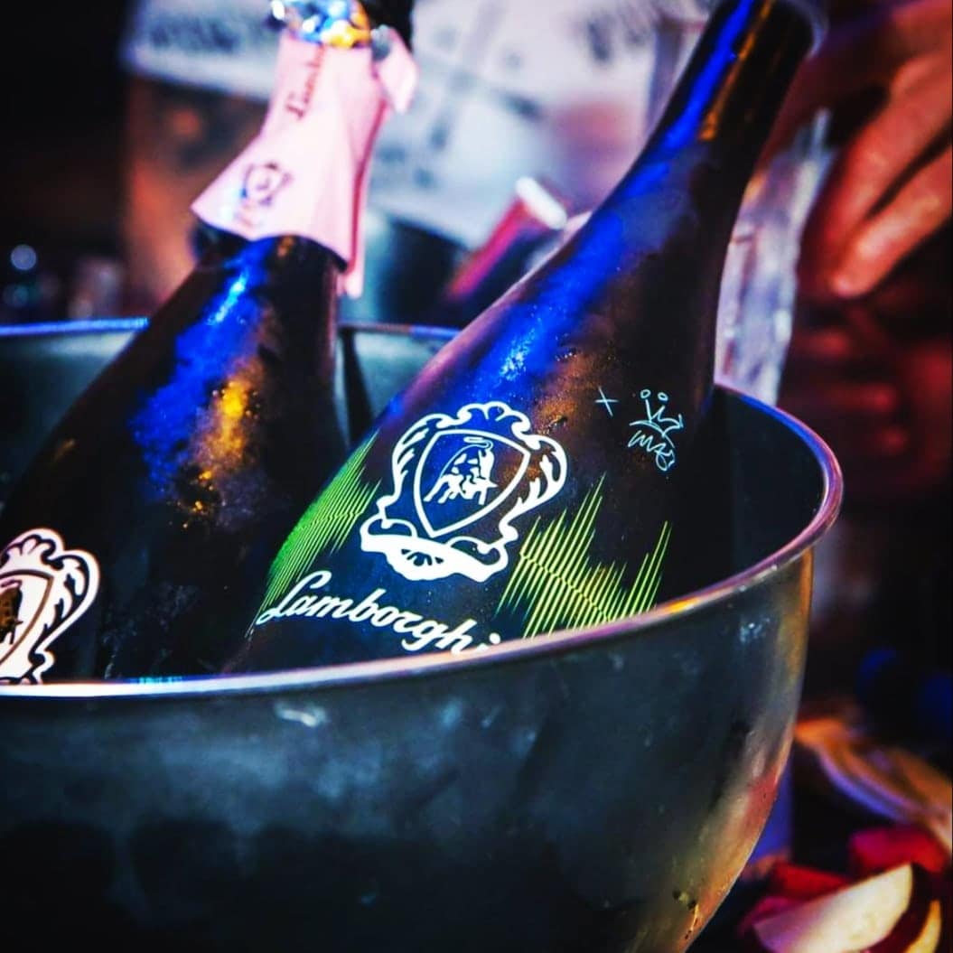 lamborghini wine - vip miami party