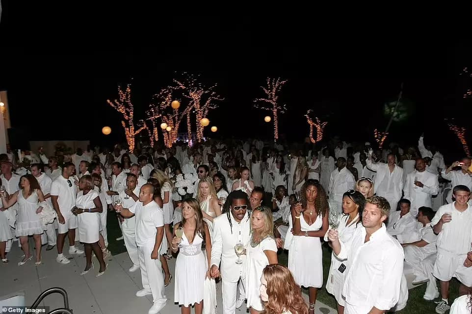 P Diddy white parties in Miami VIP
